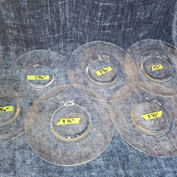 Steuben Art Glass 8 1/2" Clear Plate Vintage 1930s - Picture 8 of 8